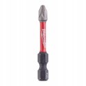 Milwaukee Bit końcówka wkrętakowa PZ2 50mm SHOCKWA