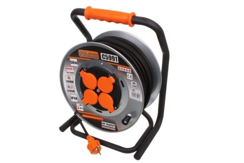 Przedłużacz bębnowy budowlany 20m 3x2.5mm IP44