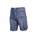 Spodenki robocze jeansowe krótkie Slim Fit 3XL
