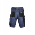 Spodenki robocze jeansowe krótkie Slim Fit XL