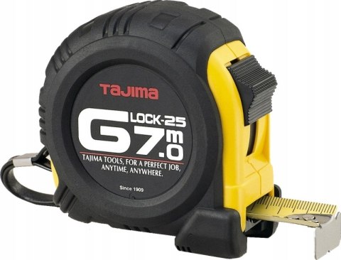 Tajima Miara zwijana stalowa z blokadą 25mm 8m