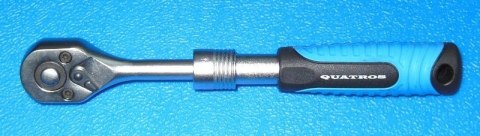 Quatros Grzechotka 1/4" Teleskopowa QS50012