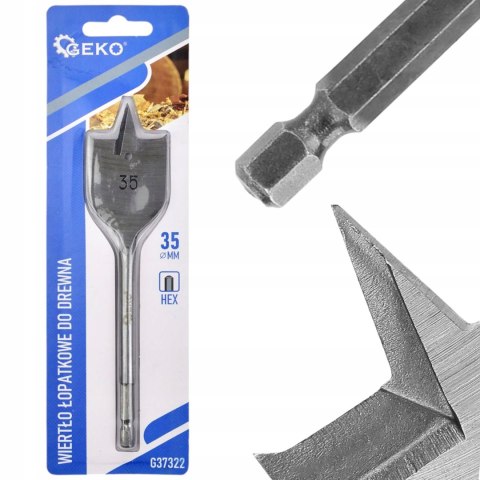 Wiertło łopatkowe do drewna Geko HEX 35x152 mm