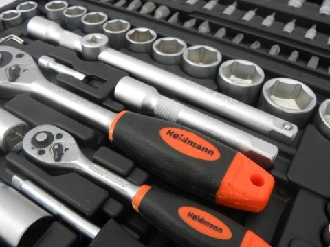 Zestaw kluczy nasadowych 1/4" 1/2" 108EL Heidmann G10151