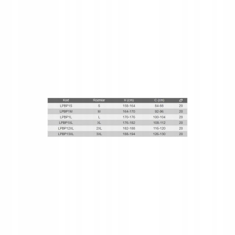 Lahti Pro Bluza robocza polar ochronny LPBP1 XL