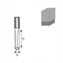 Frez do drewna prosty z łożyskiem 13x50x8mm
