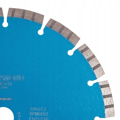 Tarcza diamentowa cięcia betonu zbrojonego 150mm