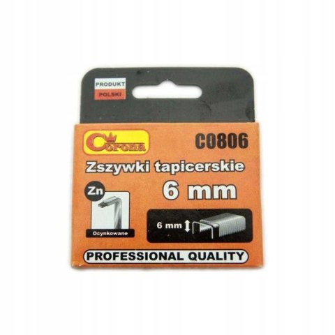 Zszywki tapicerskie Typ 53 6mm 1000Szt. C0806