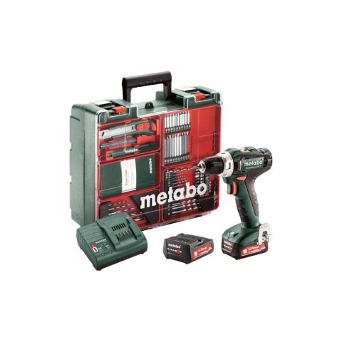 Wiertarko-wkrętarka akumulatorowa Metabo PowerMaxx BS 12 Set 601036870