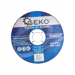 Geko Tarcza do cięcia metalu 125x1mm