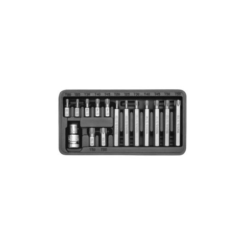 Yato Zestaw kluczy udarowych TORX 15szt.