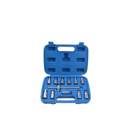 Zestaw kluczy do korka oleju 3/8" 12szt