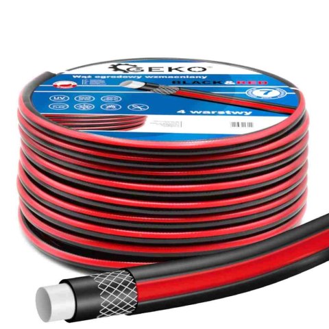 Geko Wąż ogrodowy wzmacniany Premium 1/2" 50m