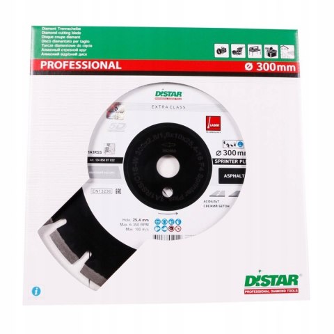 Tarcza diamentowa do cięcia asfaltu 300mm SPRINTER