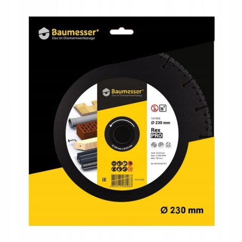 Tarcza diamentowa do cięcia uniwersalna 230mm