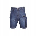 Spodenki robocze jeansowe krótkie Slim Fit 2XL