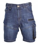 Spodenki robocze jeansowe krótkie Slim Fit M