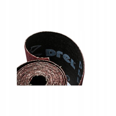 Drel Papier ścierny płutno w rolce 2.5m 115mm P80