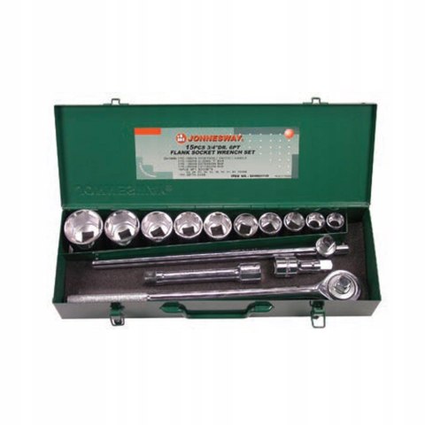 Jonnesway Zestaw kluczy nasadowych 3/4" 14szt
