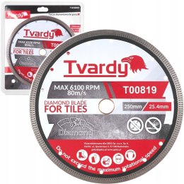 TARCZA DIAMENTOWA DO CIĘCIA GRESU GRES PORCELANOWY KWARC MARMUR 250mm