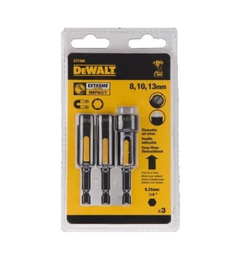 Zestaw nasadek Dewalt 3szt. DT7460-QZ