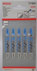 BOSCH BRZESZCZOT DO WYRZYNARKI 5 szt T118A METAL BOSCH