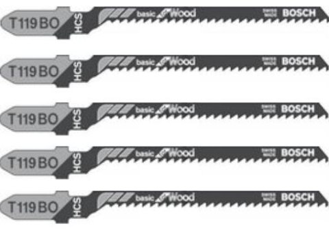 BOSCH BRZESZCZOT DO WYRZYNARKI 5 szt T119BO SKLEJKA BOSCH