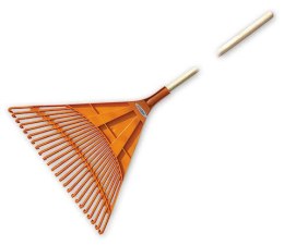 GRABIE PLASTIKOWE DO LIŚCI 24 ZĘBY OPRAWIONE KTCX24B BRADAS