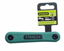 STANLEY KLUCZE TORX 8 elem. SKŁADANE T9-T40 STANLEY