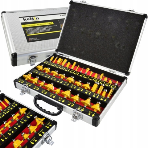 ZESTAW FREZOW DO DREWNA 35EL. 8mm K00067