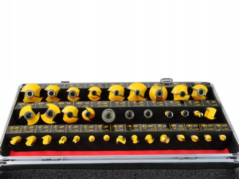 ZESTAW FREZOW DO DREWNA 35EL. 8mm K00067