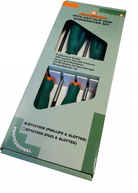 Zestaw wkrętaków 5szt. Jonnesway D71C105S