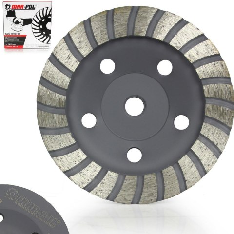 MAR-POL TARCZA SZLIFIERSKA DIAMENTOWA M14 125 TURBO MAR-POL