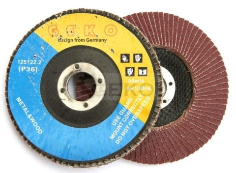 ŚCIERNICA LISTKOWA 125mm P 36 GERMAFLEX