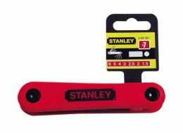 STANLEY KLUCZE IMBUSOWE SKŁADANE 7szt. /1.5-6mm/ STANLEY