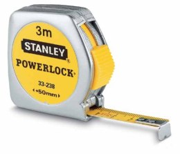 STANLEY MIARA ZWIJANA 3m POWERLOCK METALOWA LUZ STANLEY