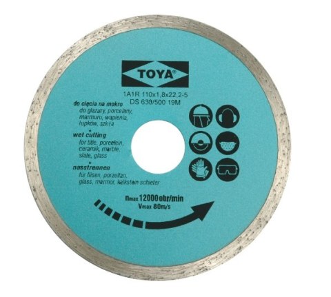 VOREL TARCZA DIAMENTOWA 115mm PEŁNA 08731 TOYA