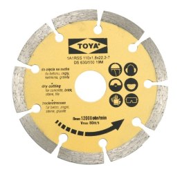 VOREL TARCZA DIAMENTOWA 115mm SEGMENTOWA 08711 TOYA