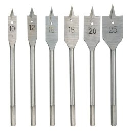 VOREL WIERTŁA ŁOPATKOWE KPL. 6szt. 10 - 25mm 22500 TOYA