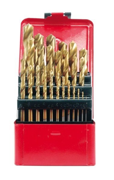 VOREL WIERTŁA DO METALU TYTAN KPL.19szt. 1-10mm 22330 TOYA