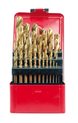 VOREL WIERTŁA DO METALU TYTAN KPL.25szt. 1-13mm 22340 TOYA