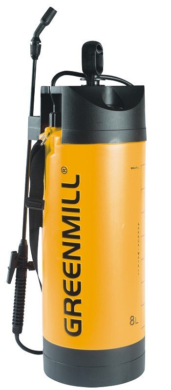 GREENMILL OPRYSKIWACZ PROFESJONALNY 8L Z MANOMETREM GB9080 GREENMILL
