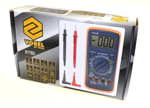 VOREL MIERNIK CYFROWY UNIWERSALNY 81783 TOYA