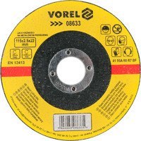 VOREL TARCZA DO CIĘCIA METALU 115*2,5mm 08633 TOYA