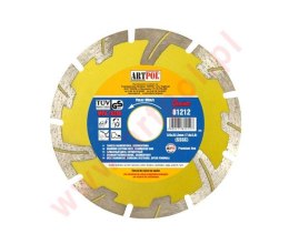 TARCZA DIAMENTOWA 125 x 22,2mm SEGMENTOWA SZYBKIE I GŁĘBOKIE CIĘCIE /AR ARTPOL