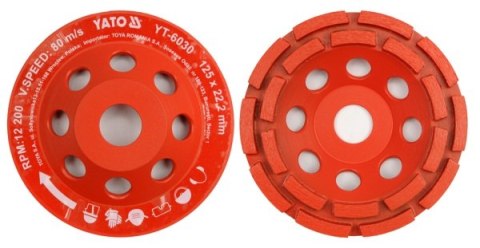 YATO TARCZA DIAMENTOWA DO SZLIFOWANIA BETONU / KAMIENIA 125mm YATO