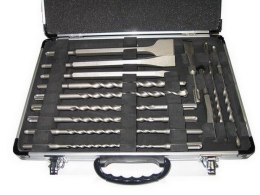 ZESTAW WIERTEŁ SDS + DŁUTA 17szt + WALIZKA MAKITA