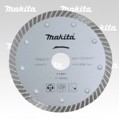 MAKITA TARCZA DIAMENTOWA 125mm TURBO / SREBRNA MAKITA