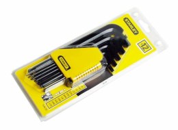 STANLEY KLUCZE IMBUSOWE CALOWE 12 elem. Z KULKĄ STANLEY