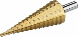 CONDOR WIERTŁO STOPNIOWE 4-30mm HSS, TYTANOWA POWŁOKA JUFISTO